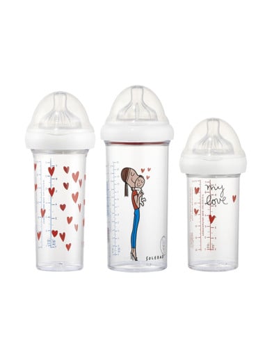 Set of 3 Baby Bottles - My...
