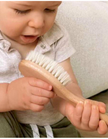 Brosse à cheveux bébé – Nuages et Paillettes