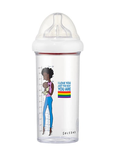 Biberon Maman afro LGBT