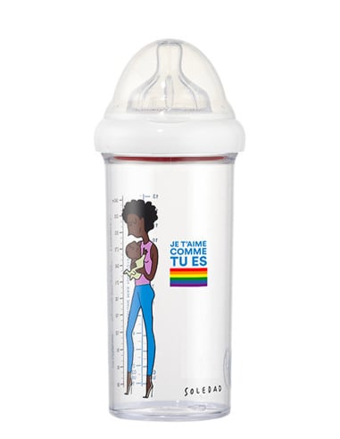 Biberon Maman afro LGBT