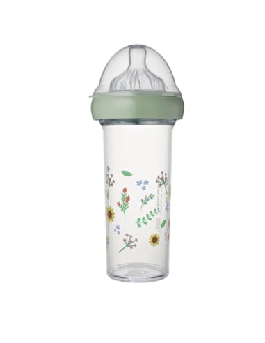 210 mL baby bottle - Flowers